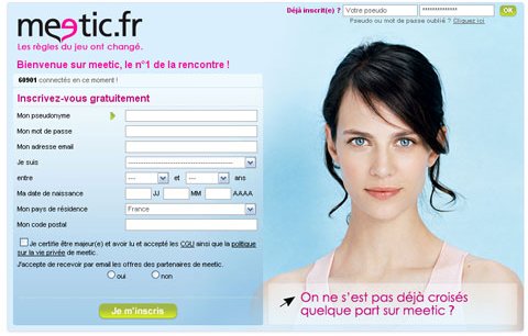 RÃ©sultat de recherche d'images pour "Meetic  recherche femme"