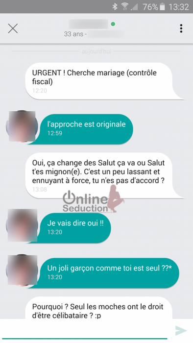 séduire en ligne