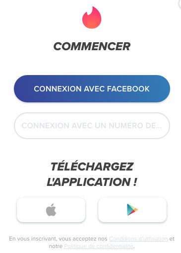 inscription Tinder