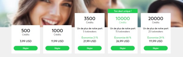 Lovoo comment ça marche les crédit ?